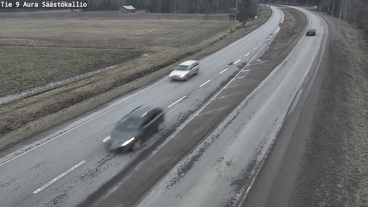 Weather Camera Image Road 9 Aura, Säästökallio, Aura, Varsinais-Suomi