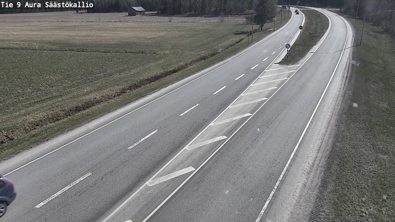 Kelikamerat Kuva Tie 9 Aura, Säästökallio, Aura, Varsinais-Suomi