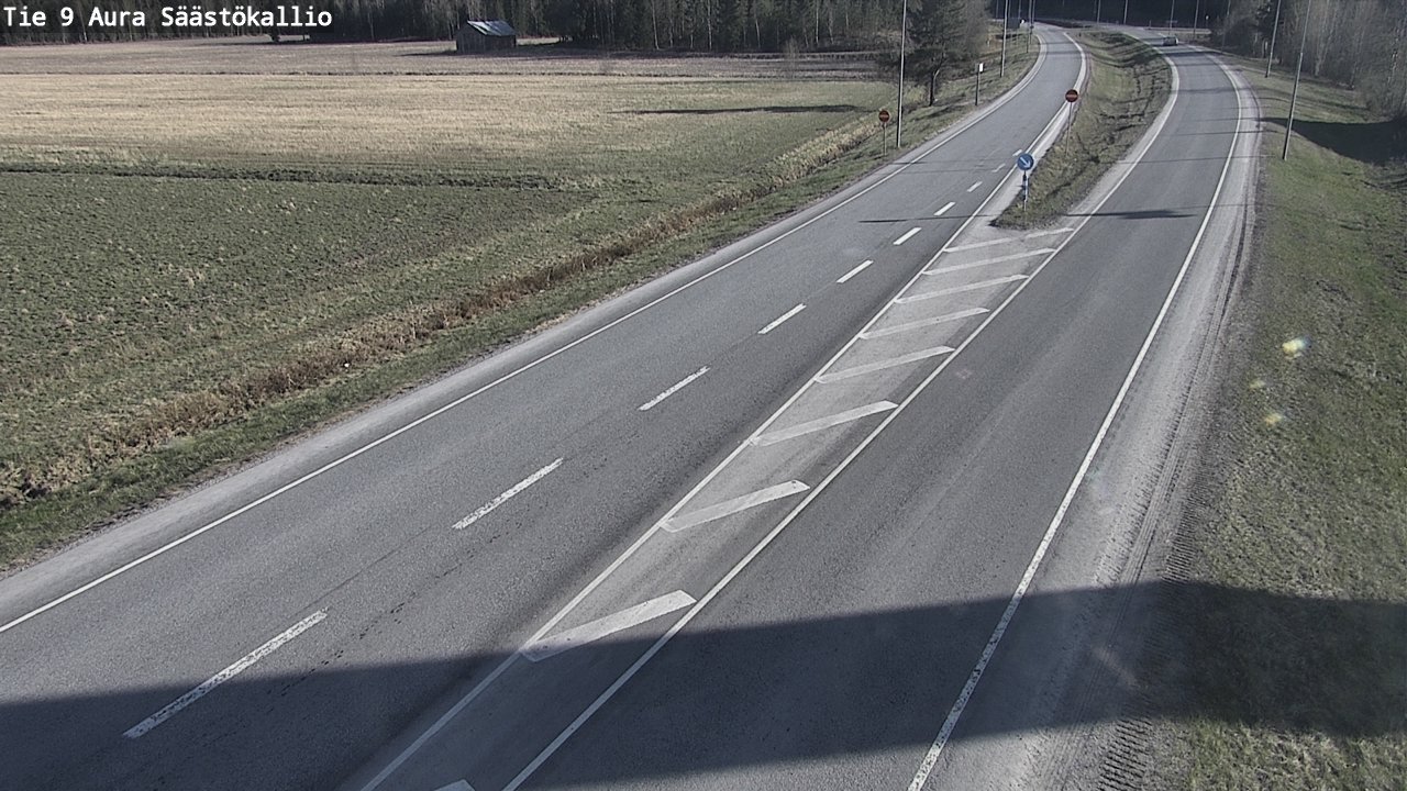 Kelikamerat Kuva Tie 9 Aura, Säästökallio, Aura, Varsinais-Suomi