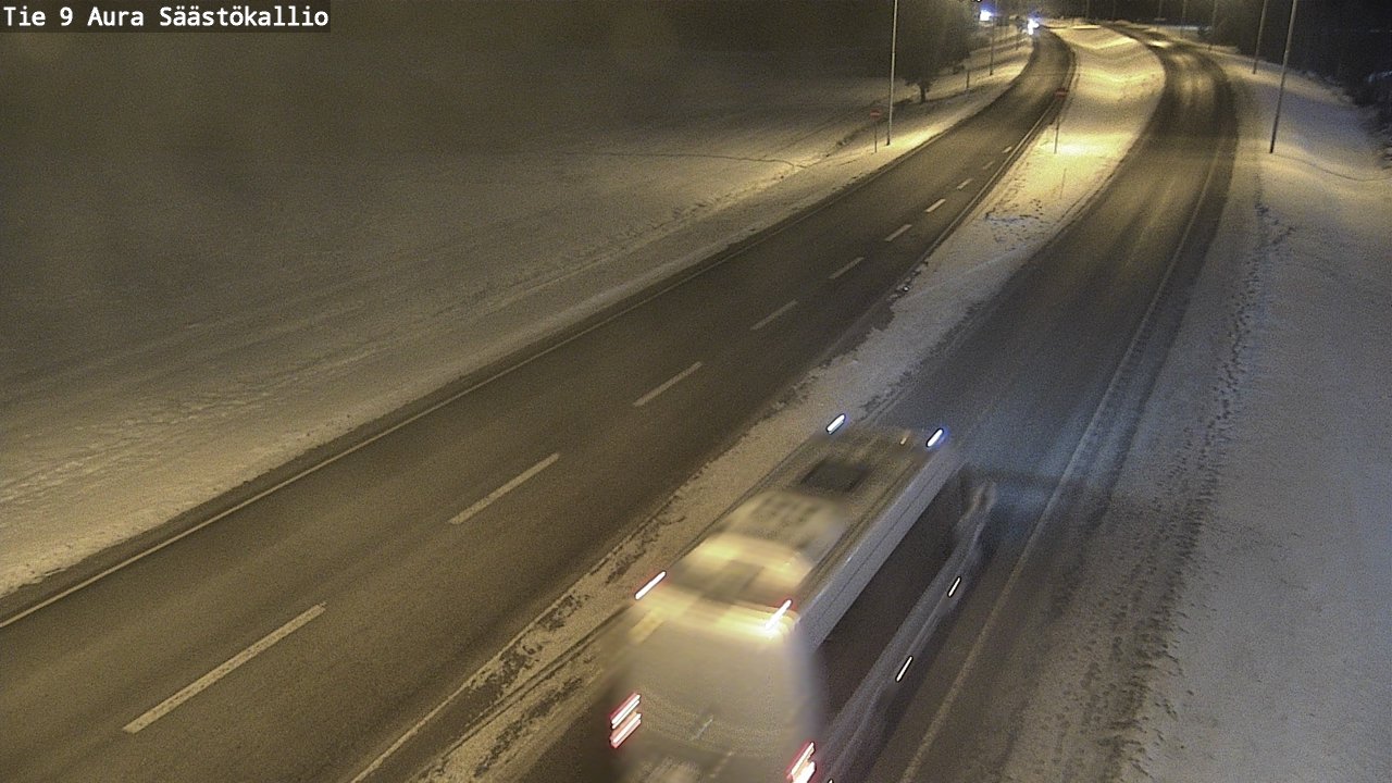 Weather Camera Image Road 9 Aura, Säästökallio, Aura, Varsinais-Suomi