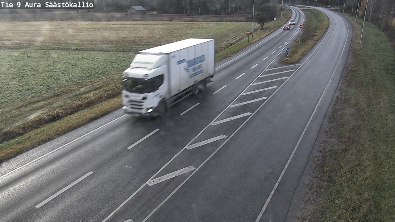 Kelikamerat Kuva Tie 9 Aura, Säästökallio, Aura, Varsinais-Suomi