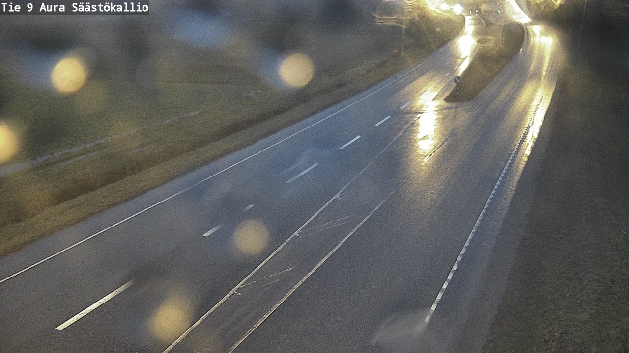 Weather Camera Image Road 9 Aura, Säästökallio, Aura, Varsinais-Suomi