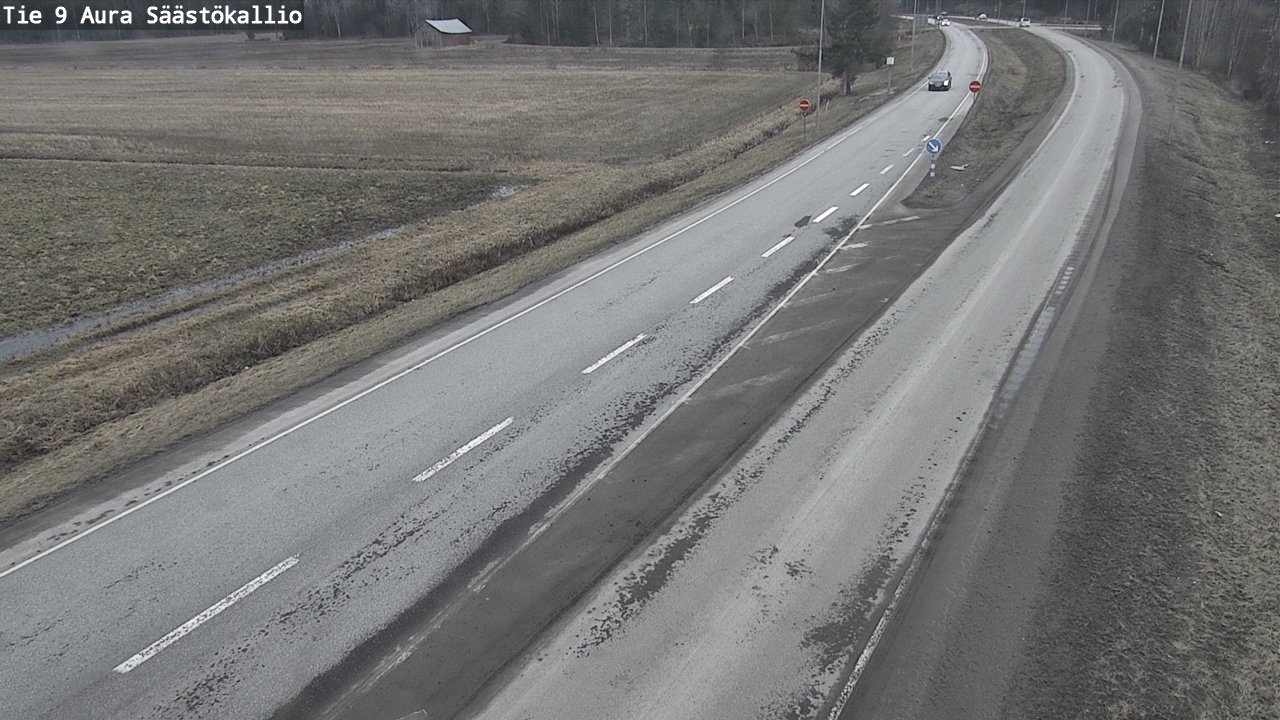 Weather Camera Image Väg 9 Aura, Säästökallio, Aura, Varsinais-Suomi