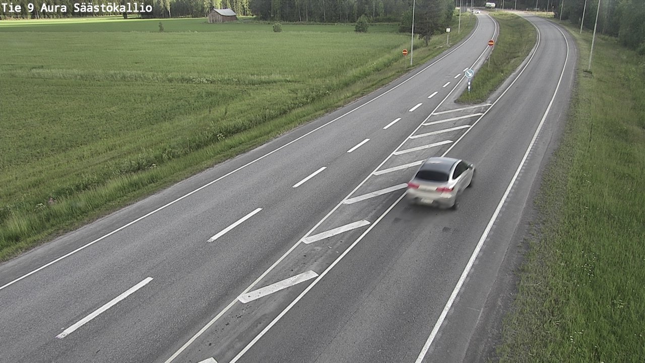 Kelikamerat Kuva Tie 9 Aura, Säästökallio, Aura, Varsinais-Suomi
