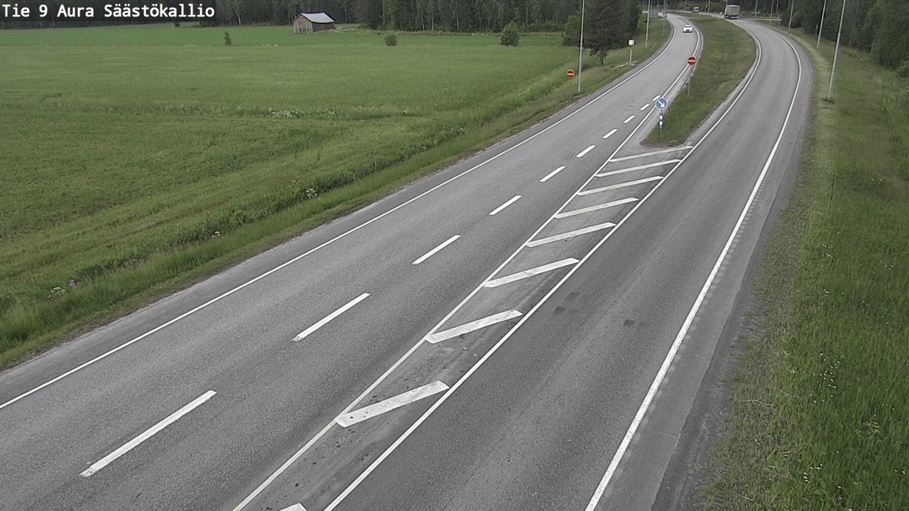 Kelikamerat Kuva Tie 9 Aura, Säästökallio, Aura, Varsinais-Suomi