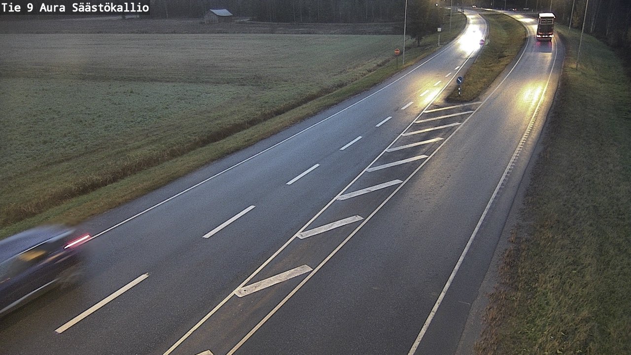 Kelikamerat Kuva Tie 9 Aura, Säästökallio, Aura, Varsinais-Suomi