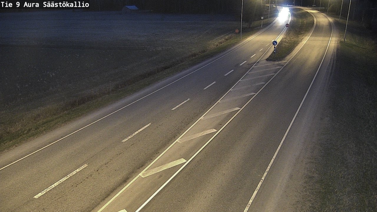 Weather Camera Image Väg 9 Aura, Säästökallio, Aura, Varsinais-Suomi