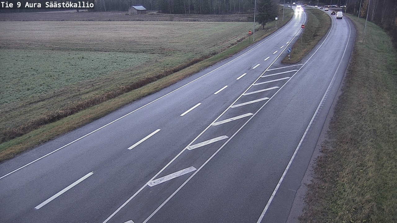 Kelikamerat Kuva Tie 9 Aura, Säästökallio, Aura, Varsinais-Suomi