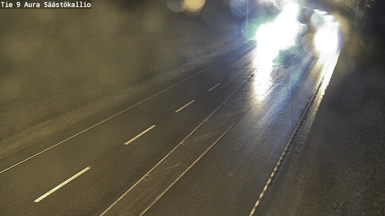 Weather Camera Image Road 9 Aura, Säästökallio, Aura, Varsinais-Suomi