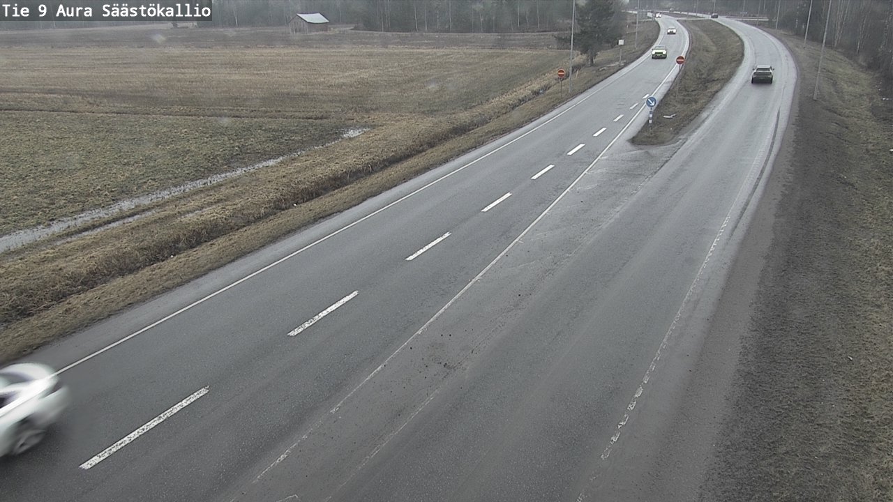 Weather Camera Image Väg 9 Aura, Säästökallio, Aura, Varsinais-Suomi