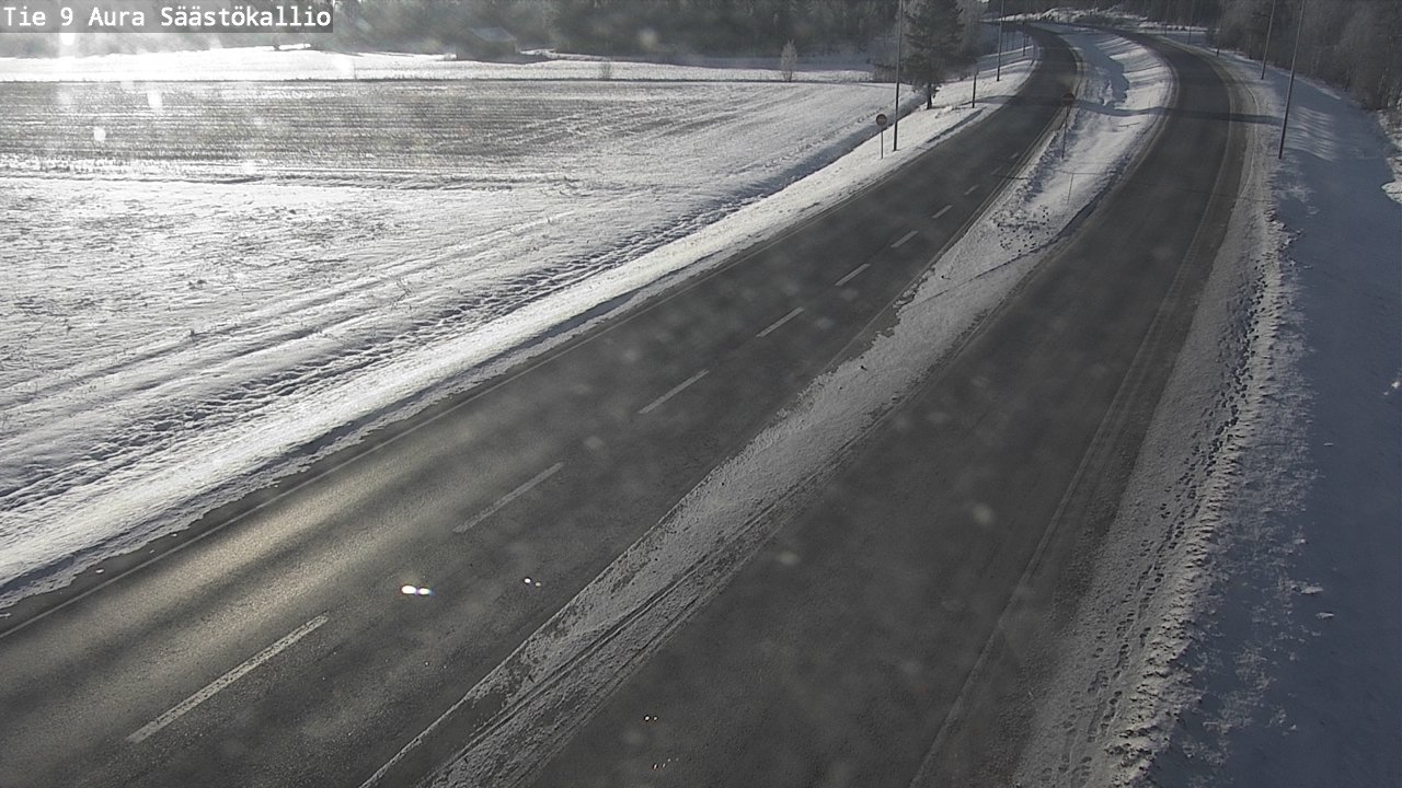 Kelikamerat Kuva Tie 9 Aura, Säästökallio, Aura, Varsinais-Suomi