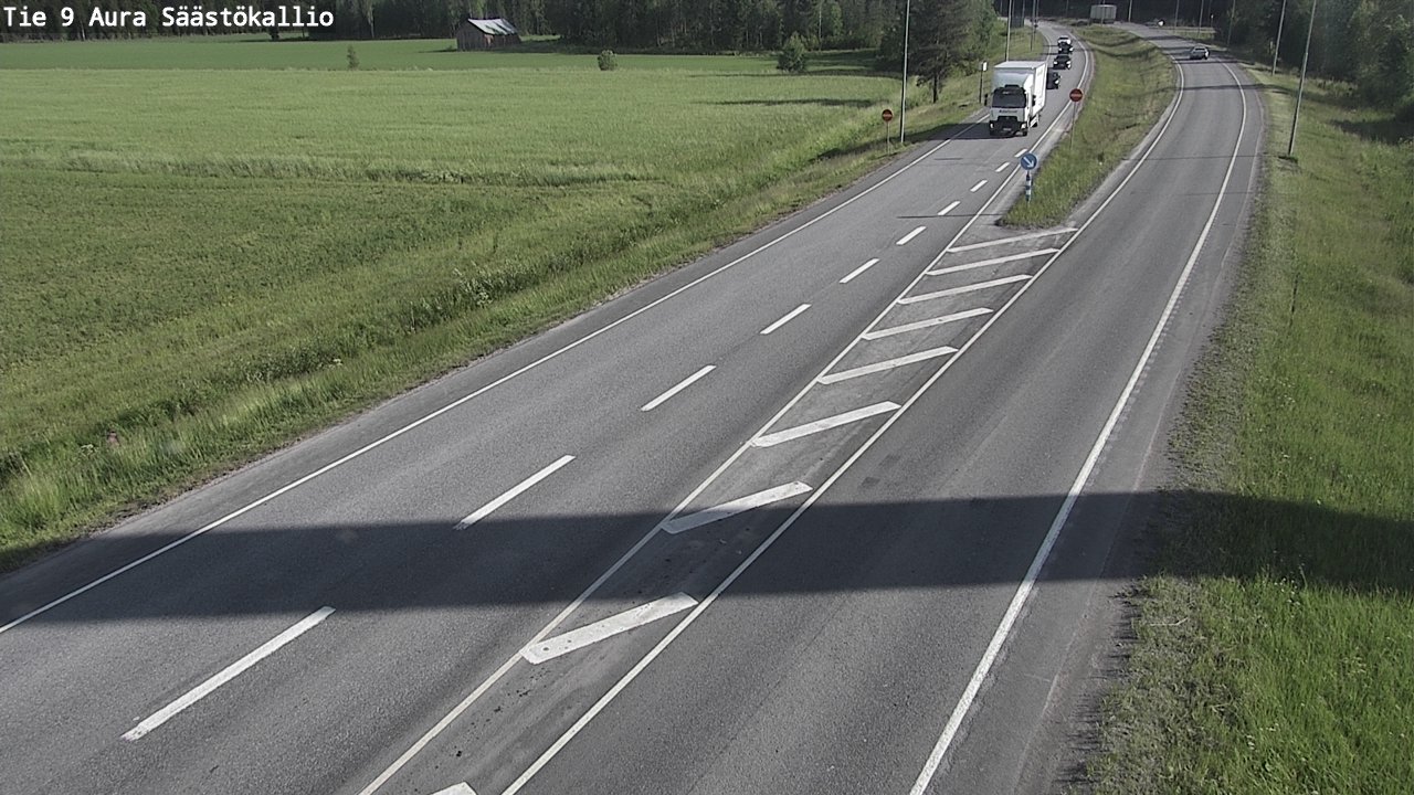 Kelikamerat Kuva Tie 9 Aura, Säästökallio, Aura, Varsinais-Suomi