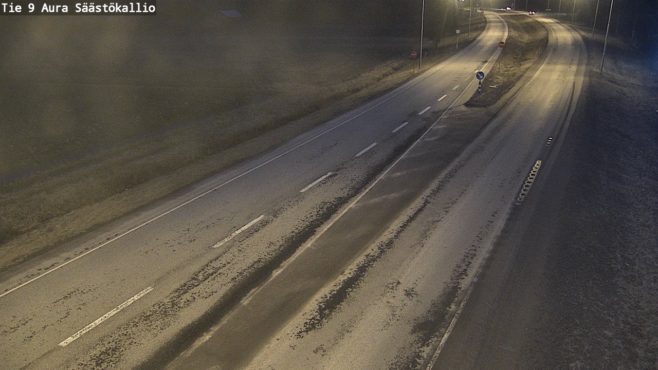 Weather Camera Image Road 9 Aura, Säästökallio, Aura, Varsinais-Suomi