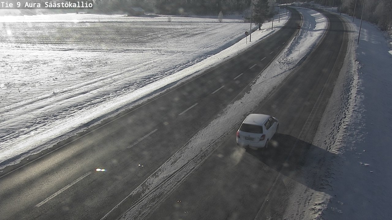 Kelikamerat Kuva Tie 9 Aura, Säästökallio, Aura, Varsinais-Suomi