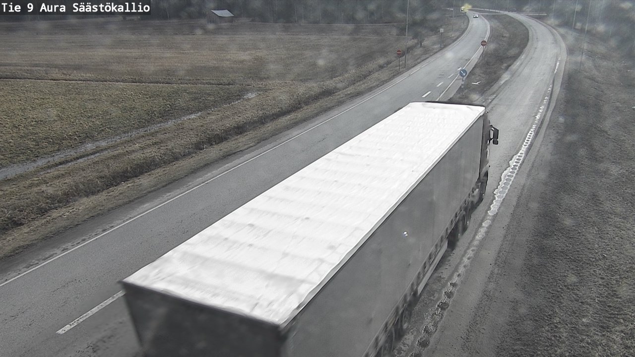 Weather Camera Image Väg 9 Aura, Säästökallio, Aura, Varsinais-Suomi