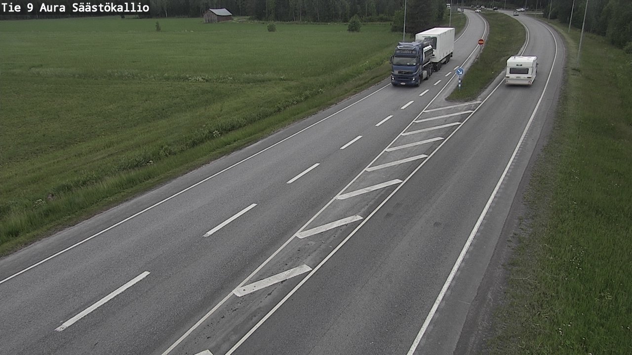 Kelikamerat Kuva Tie 9 Aura, Säästökallio, Aura, Varsinais-Suomi