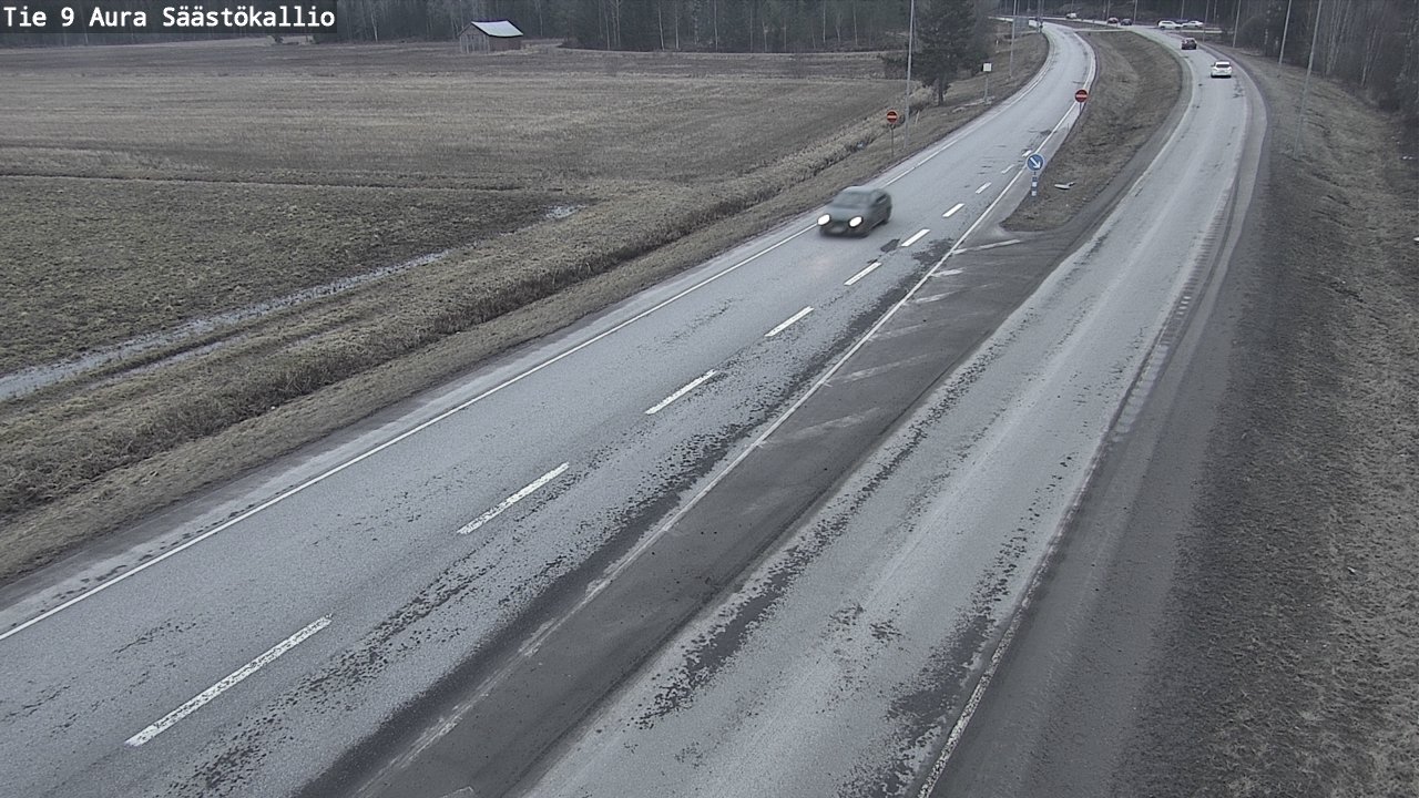 Weather Camera Image Road 9 Aura, Säästökallio, Aura, Varsinais-Suomi