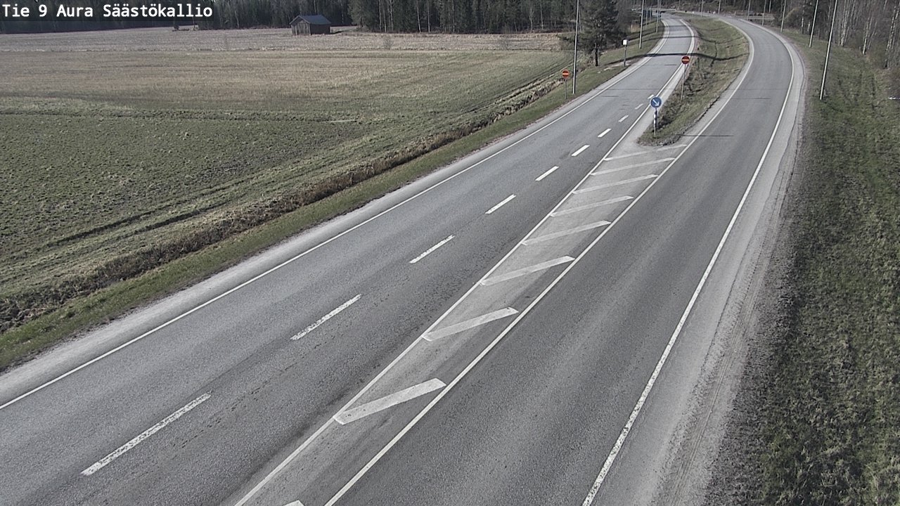 Kelikamerat Kuva Tie 9 Aura, Säästökallio, Aura, Varsinais-Suomi