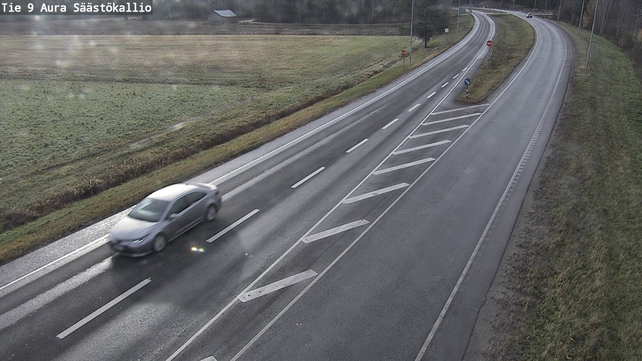 Kelikamerat Kuva Tie 9 Aura, Säästökallio, Aura, Varsinais-Suomi