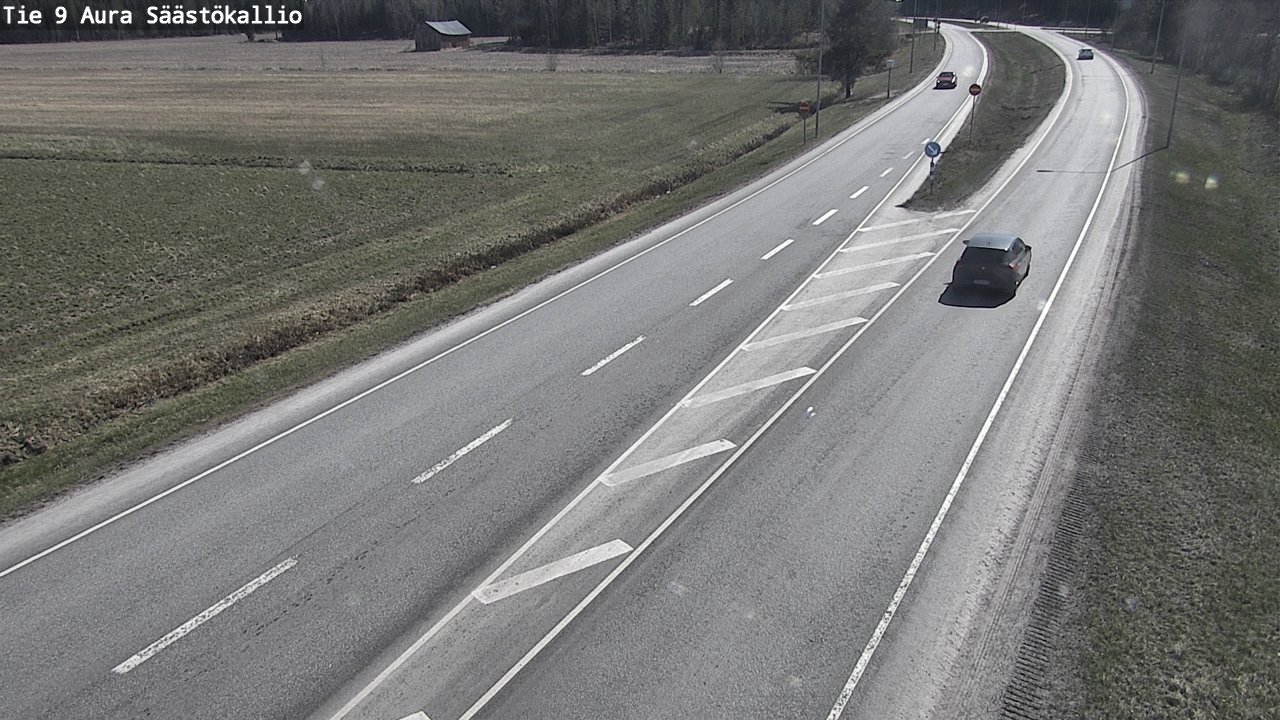Kelikamerat Kuva Tie 9 Aura, Säästökallio, Aura, Varsinais-Suomi