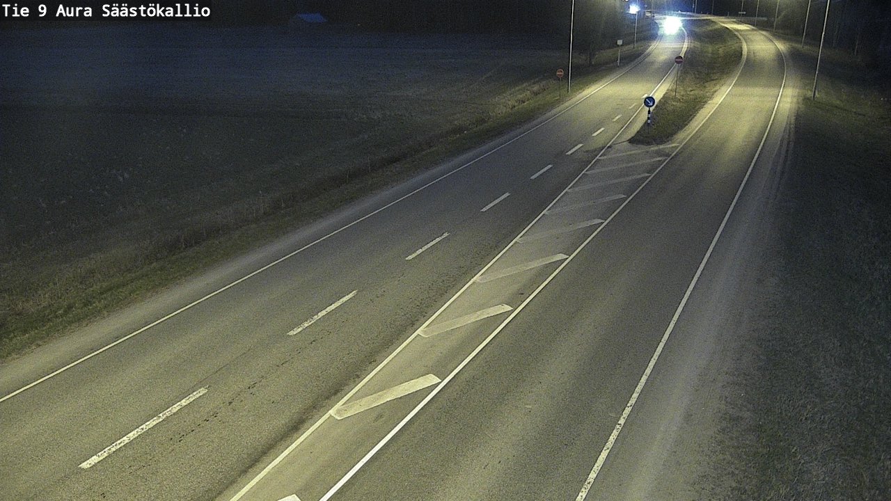 Weather Camera Image Väg 9 Aura, Säästökallio, Aura, Varsinais-Suomi