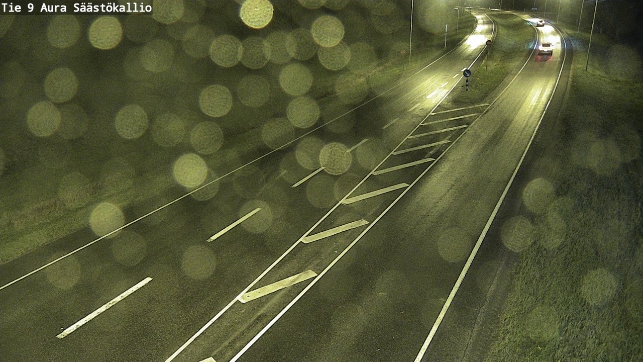 Weather Camera Image Road 9 Aura, Säästökallio, Aura, Varsinais-Suomi