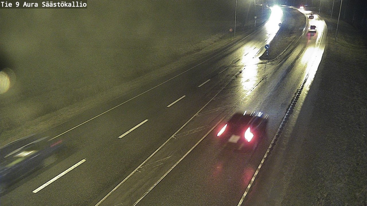 Weather Camera Image Road 9 Aura, Säästökallio, Aura, Varsinais-Suomi