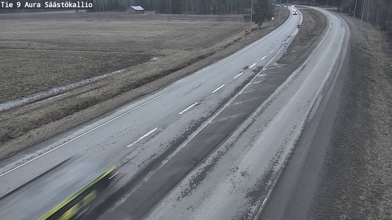 Weather Camera Image Road 9 Aura, Säästökallio, Aura, Varsinais-Suomi