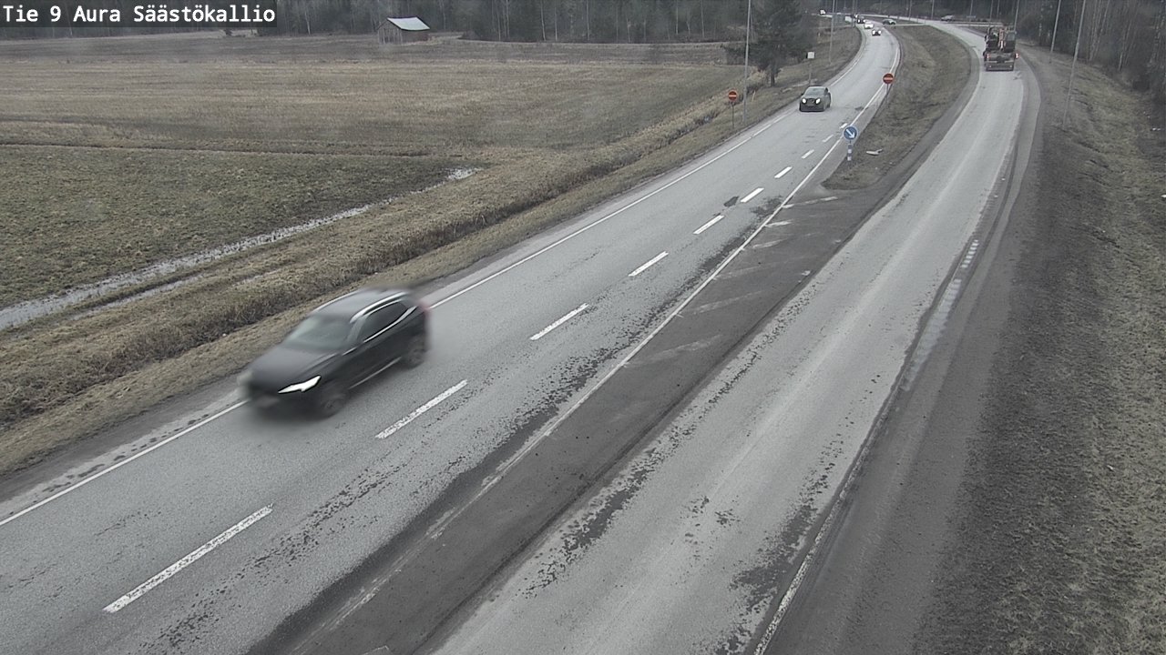 Weather Camera Image Väg 9 Aura, Säästökallio, Aura, Varsinais-Suomi