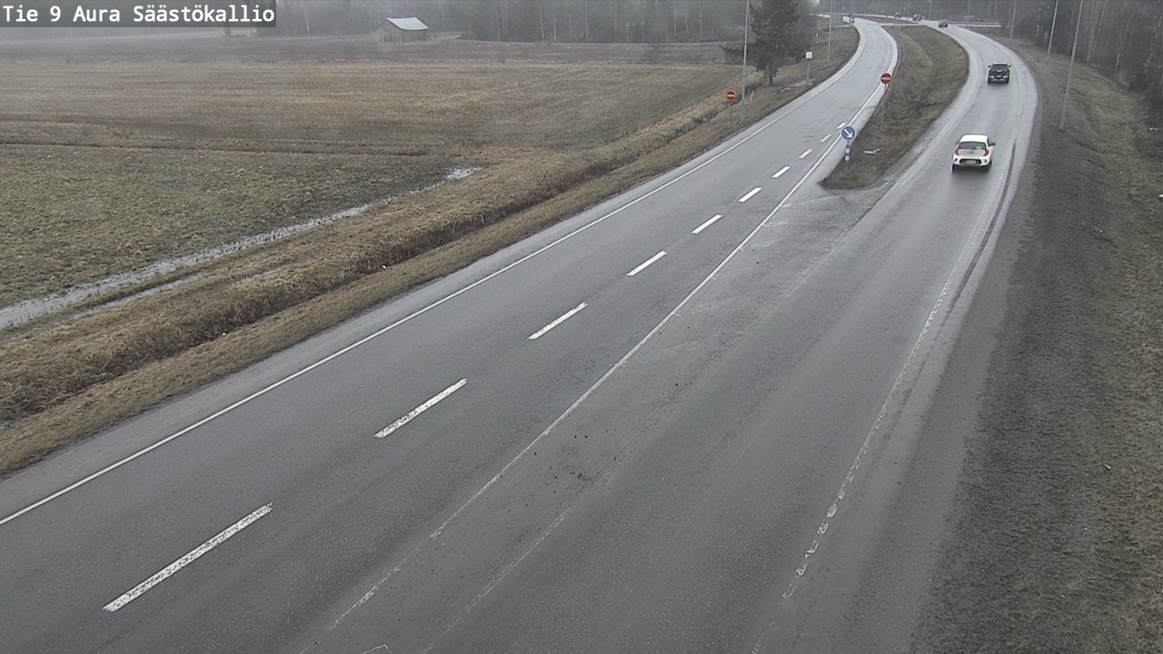 Kelikamerat Kuva Tie 9 Aura, Säästökallio, Aura, Varsinais-Suomi