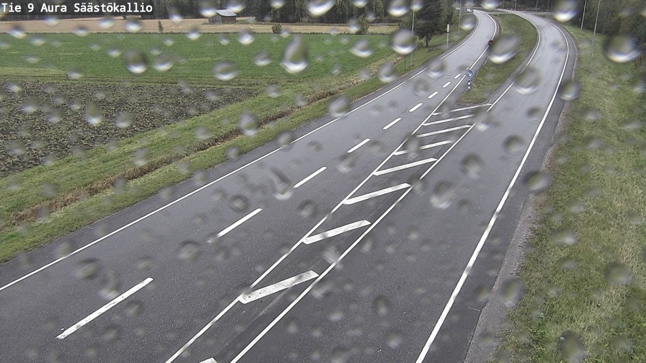 Weather Camera Image Road 9 Aura, Säästökallio, Aura, Varsinais-Suomi