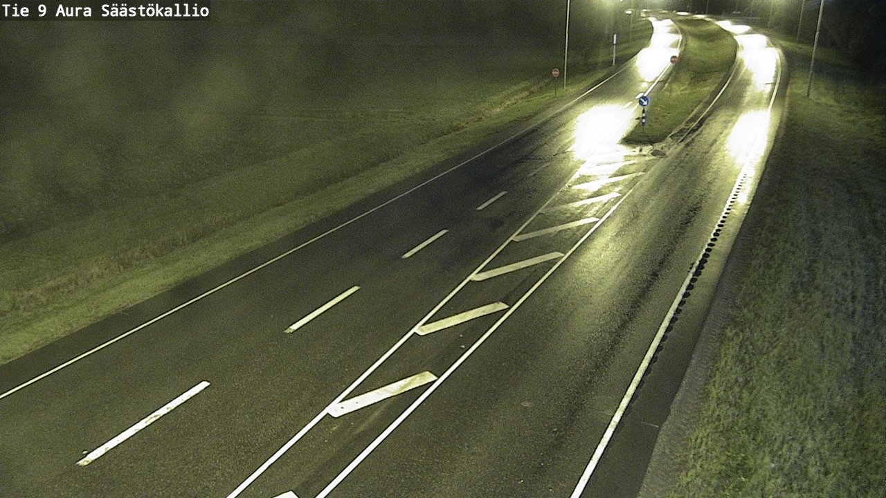Weather Camera Image Road 9 Aura, Säästökallio, Aura, Varsinais-Suomi