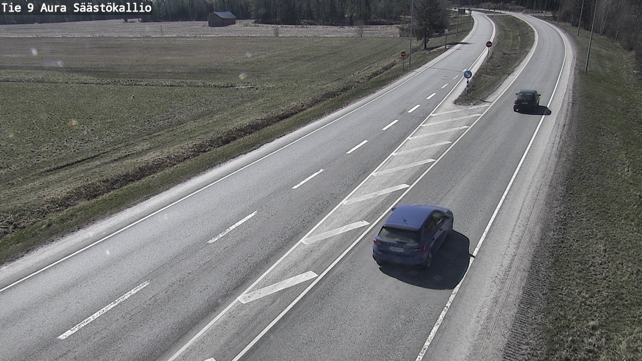 Kelikamerat Kuva Tie 9 Aura, Säästökallio, Aura, Varsinais-Suomi