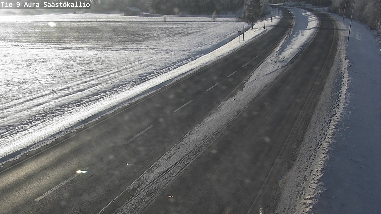 Kelikamerat Kuva Tie 9 Aura, Säästökallio, Aura, Varsinais-Suomi