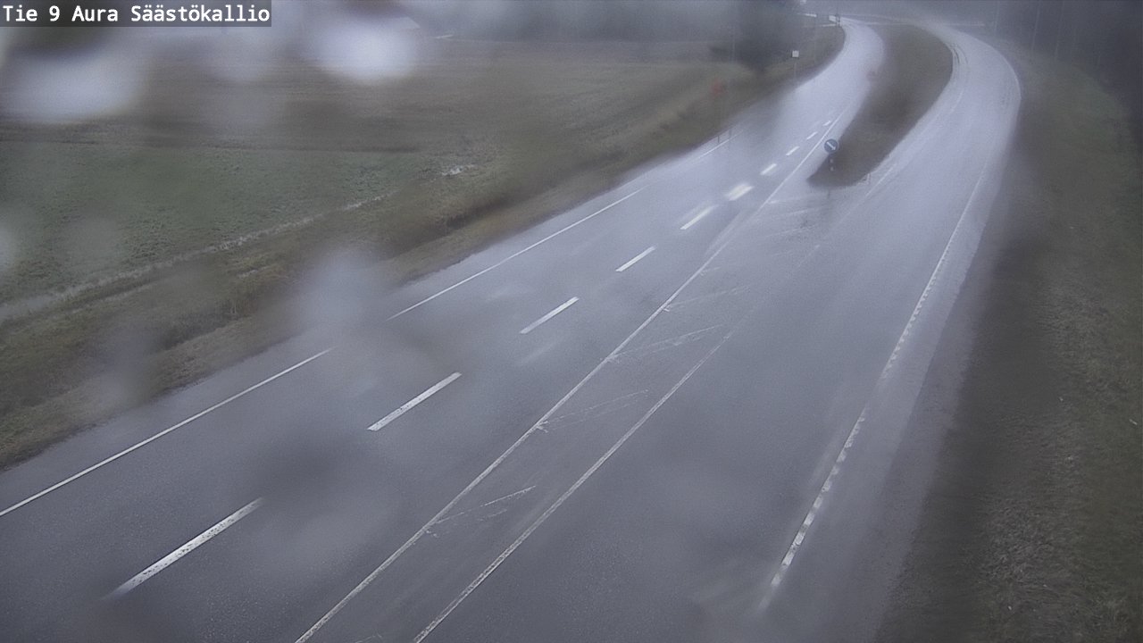 Weather Camera Image Road 9 Aura, Säästökallio, Aura, Varsinais-Suomi