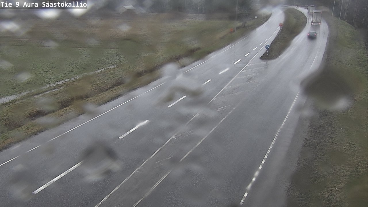 Weather Camera Image Road 9 Aura, Säästökallio, Aura, Varsinais-Suomi