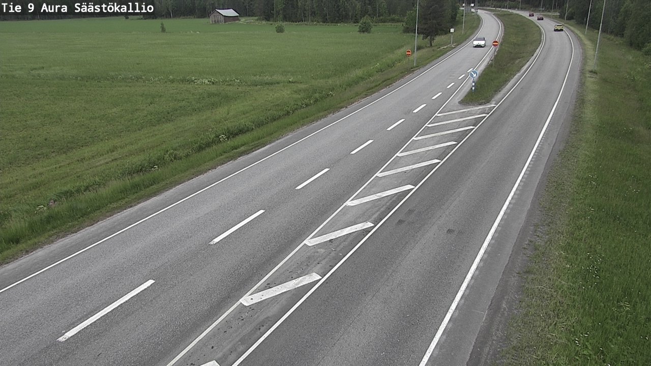 Kelikamerat Kuva Tie 9 Aura, Säästökallio, Aura, Varsinais-Suomi