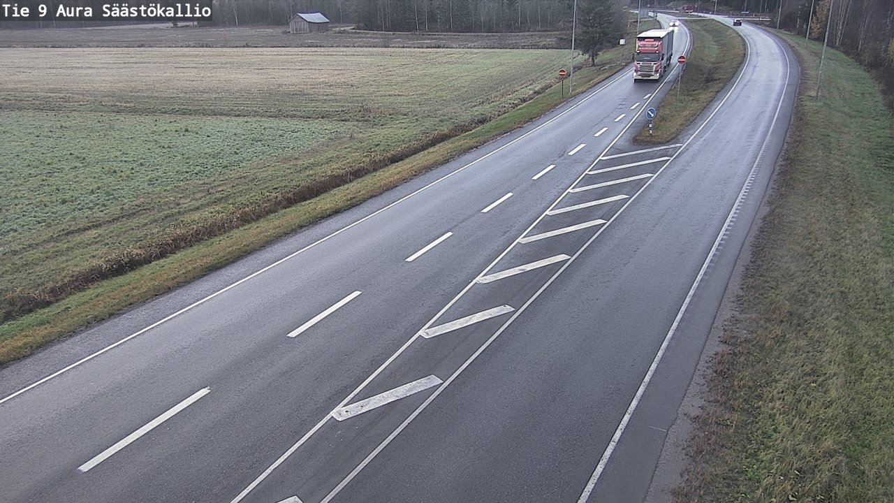 Kelikamerat Kuva Tie 9 Aura, Säästökallio, Aura, Varsinais-Suomi