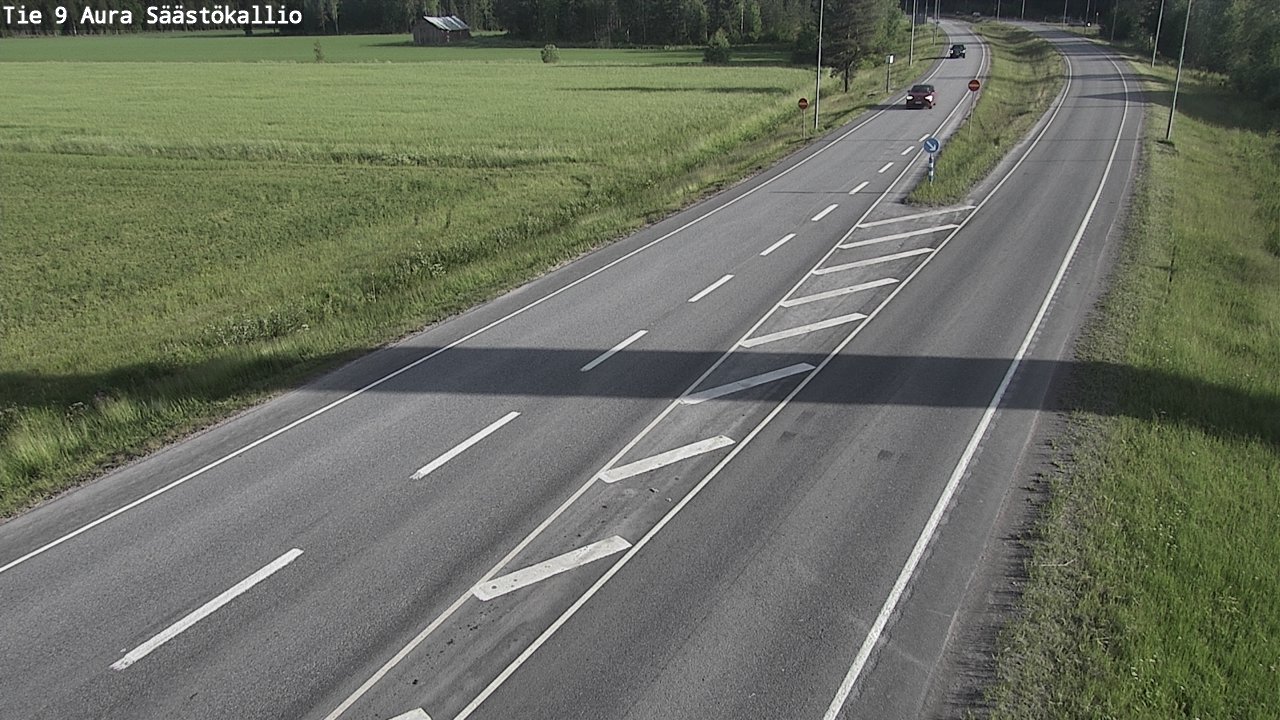 Kelikamerat Kuva Tie 9 Aura, Säästökallio, Aura, Varsinais-Suomi