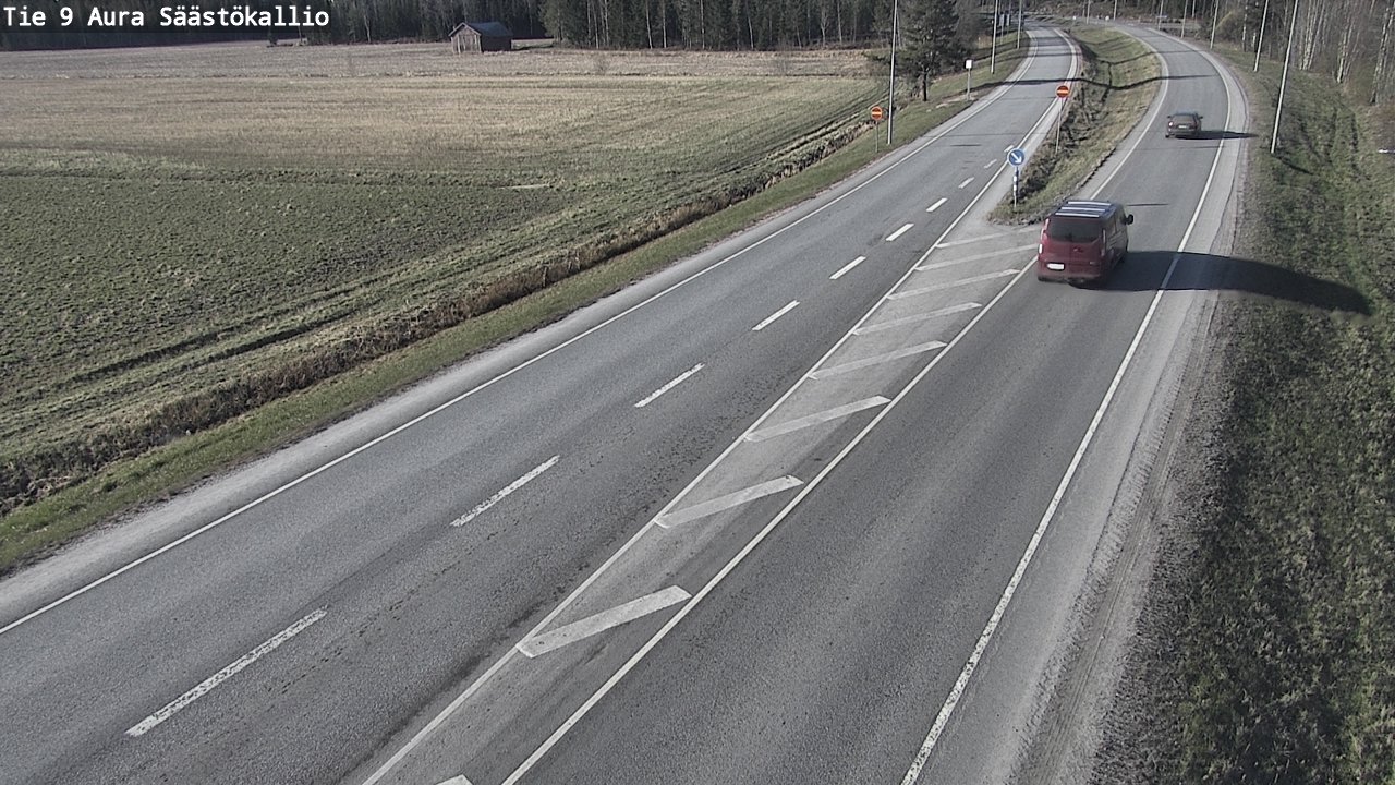 Kelikamerat Kuva Tie 9 Aura, Säästökallio, Aura, Varsinais-Suomi