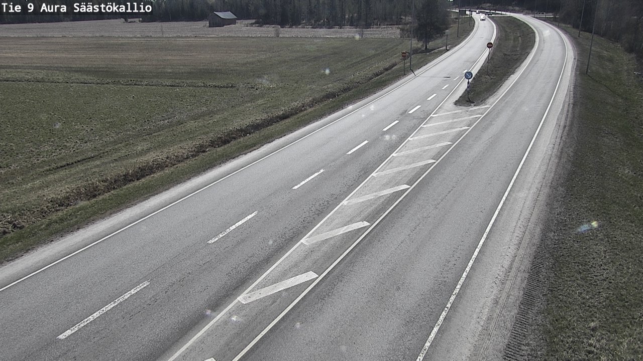 Kelikamerat Kuva Tie 9 Aura, Säästökallio, Aura, Varsinais-Suomi