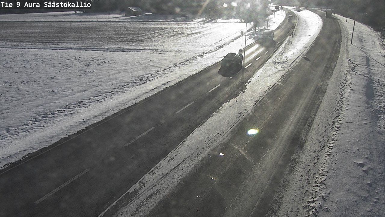 Kelikamerat Kuva Tie 9 Aura, Säästökallio, Aura, Varsinais-Suomi