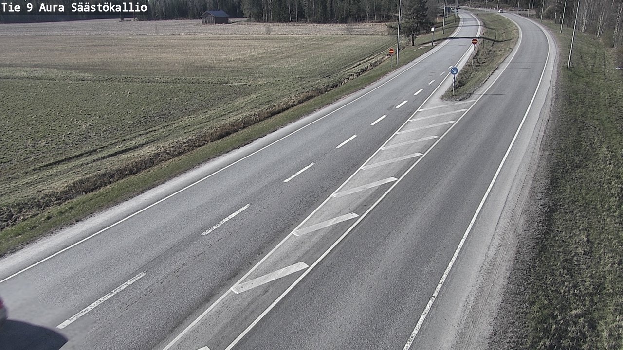 Kelikamerat Kuva Tie 9 Aura, Säästökallio, Aura, Varsinais-Suomi