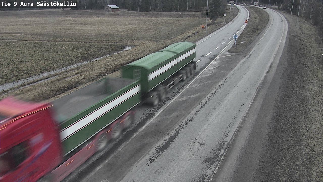 Kelikamerat Kuva Tie 9 Aura, Säästökallio, Aura, Varsinais-Suomi