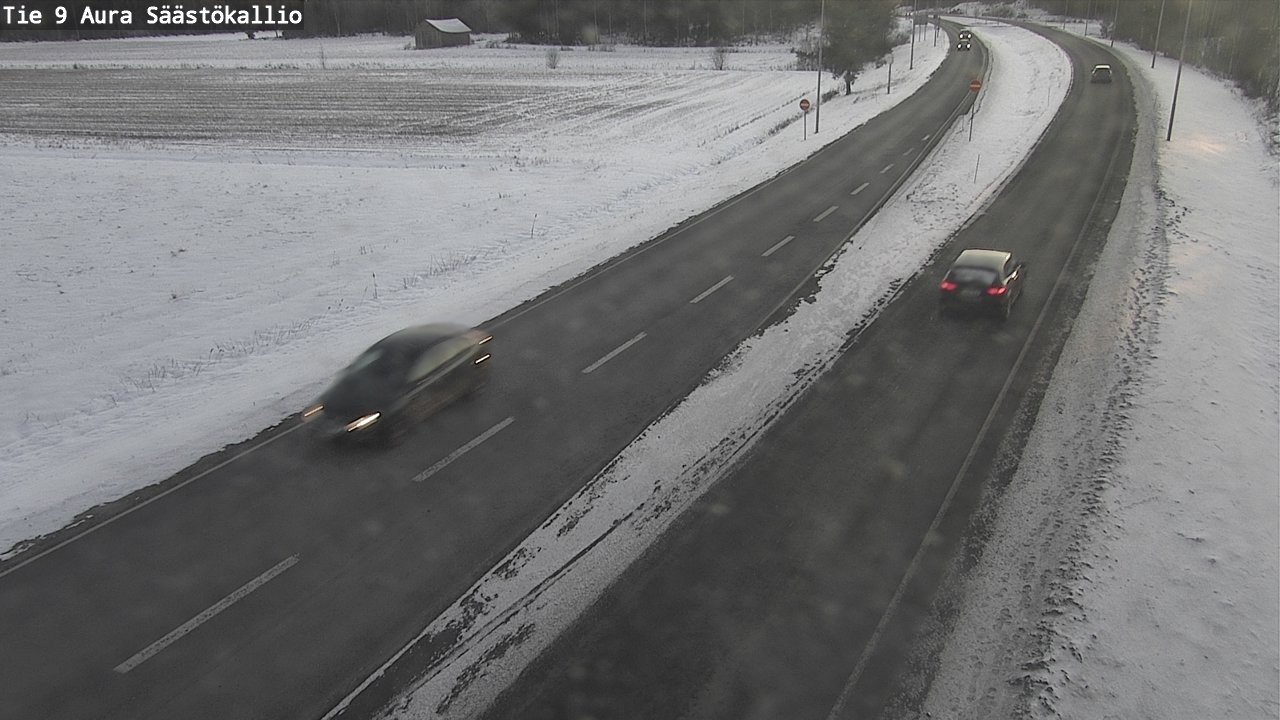 Kelikamerat Kuva Tie 9 Aura, Säästökallio, Aura, Varsinais-Suomi