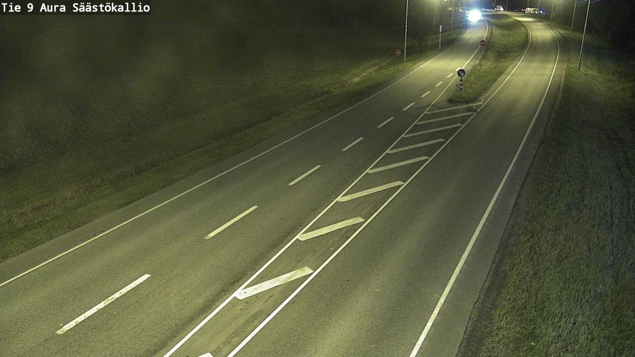 Weather Camera Image Road 9 Aura, Säästökallio, Aura, Varsinais-Suomi