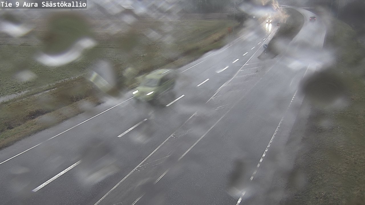 Weather Camera Image Road 9 Aura, Säästökallio, Aura, Varsinais-Suomi