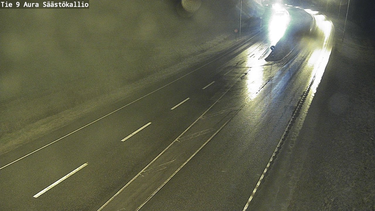 Weather Camera Image Road 9 Aura, Säästökallio, Aura, Varsinais-Suomi