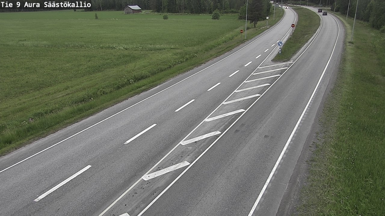 Kelikamerat Kuva Tie 9 Aura, Säästökallio, Aura, Varsinais-Suomi