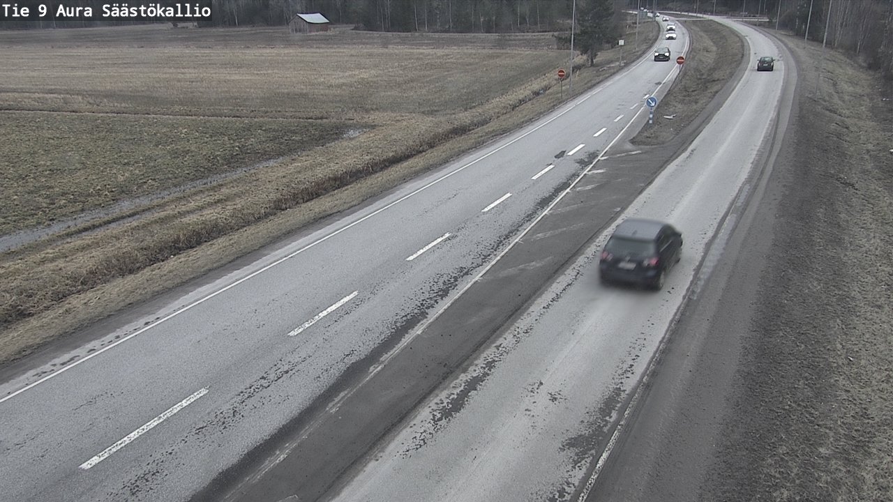 Weather Camera Image Väg 9 Aura, Säästökallio, Aura, Varsinais-Suomi